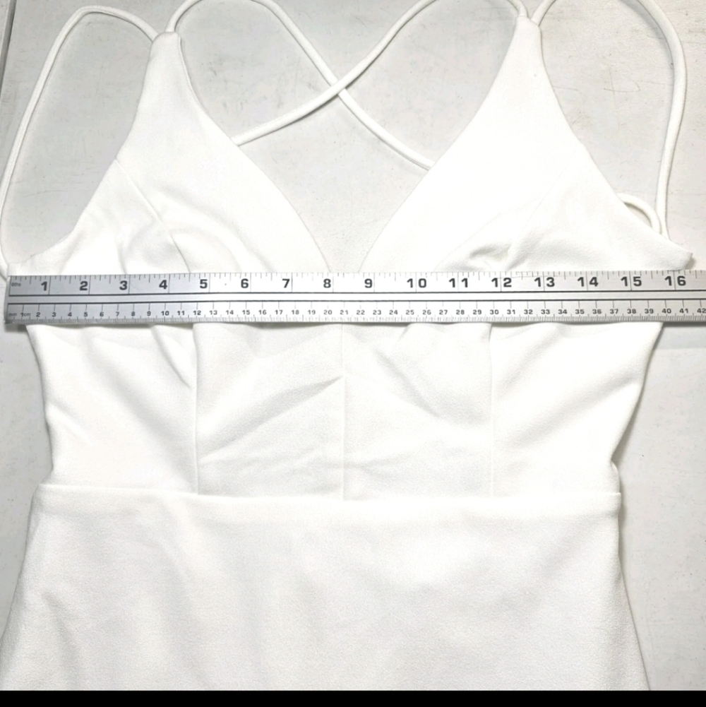 Lulus Made With Love White Sexy Elegant Strappy Back Large Mermaid Maxi Dress - Picture 8 of 12